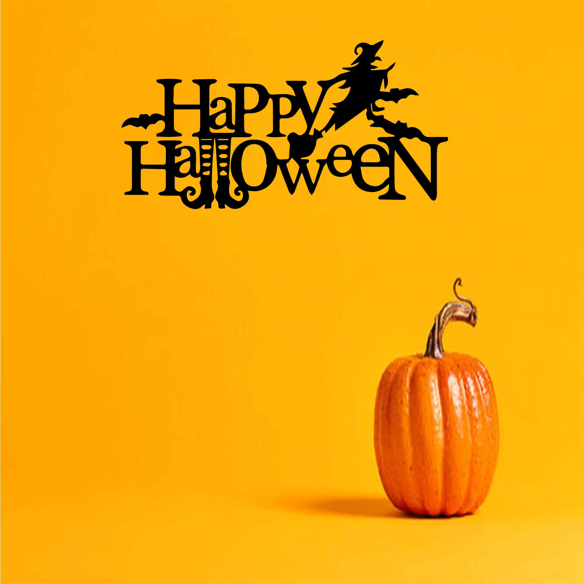 Happy Halloween Metal Wall Art