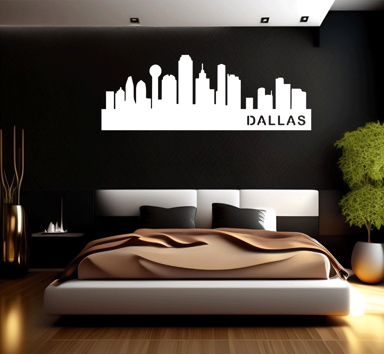 Dallas Skyline - Metal Wall Art