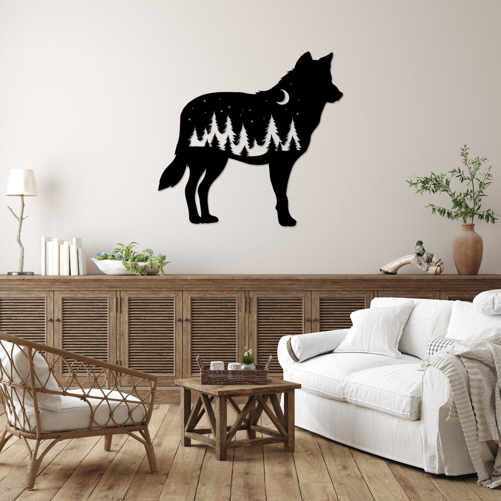 Wolf - Metal Wall Art