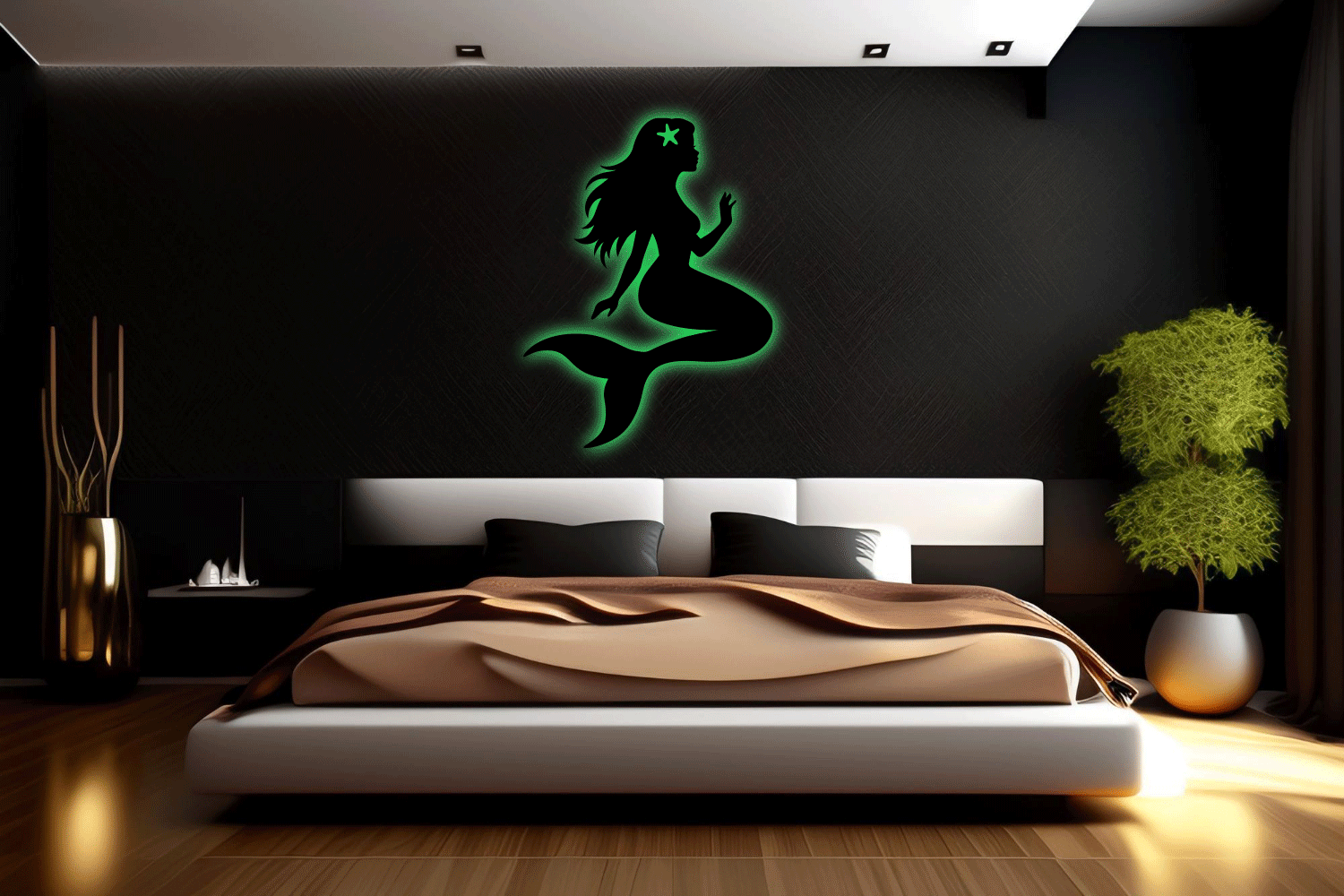 Mermaid- Metal Wall Art