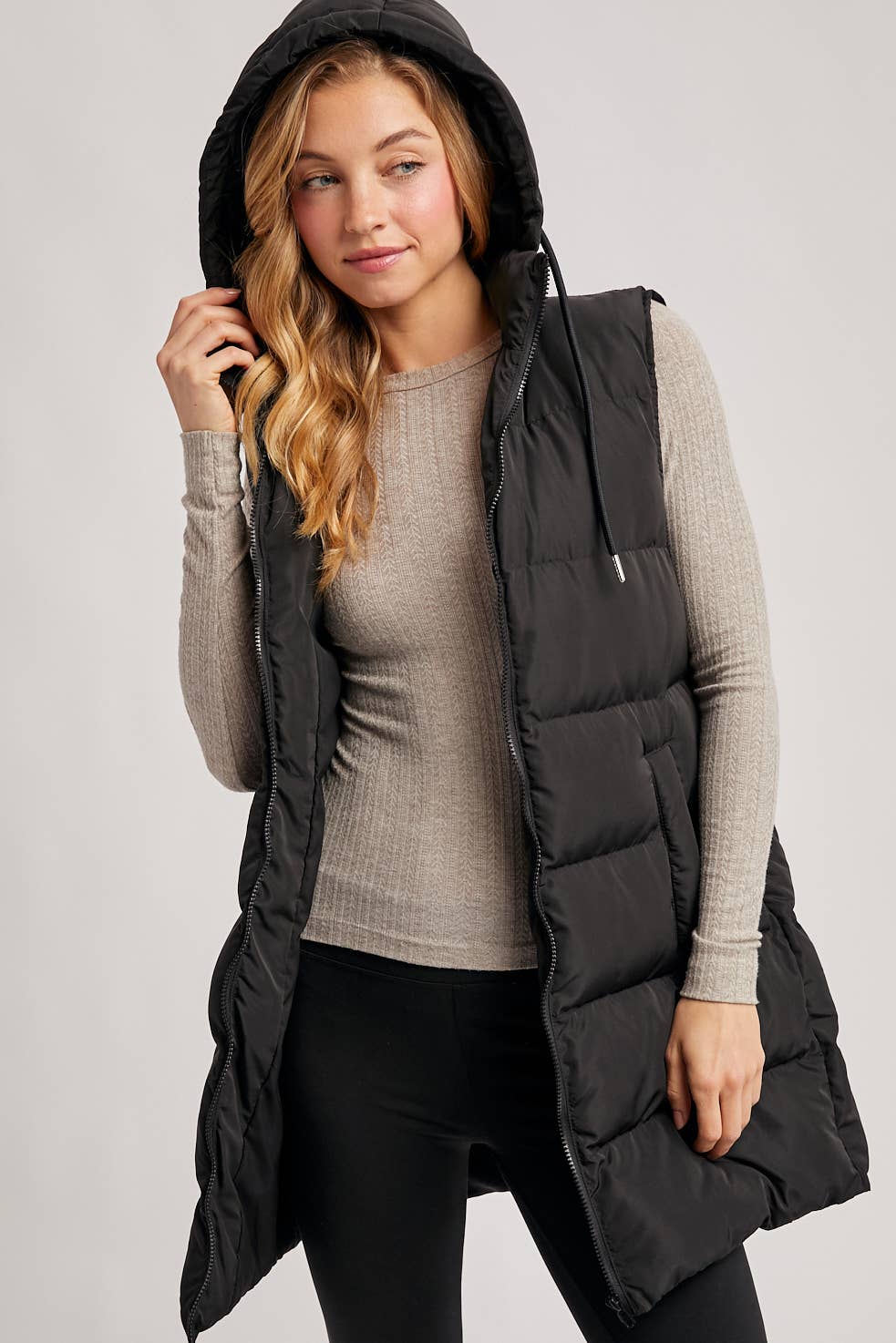 Hooded Puffer Vest