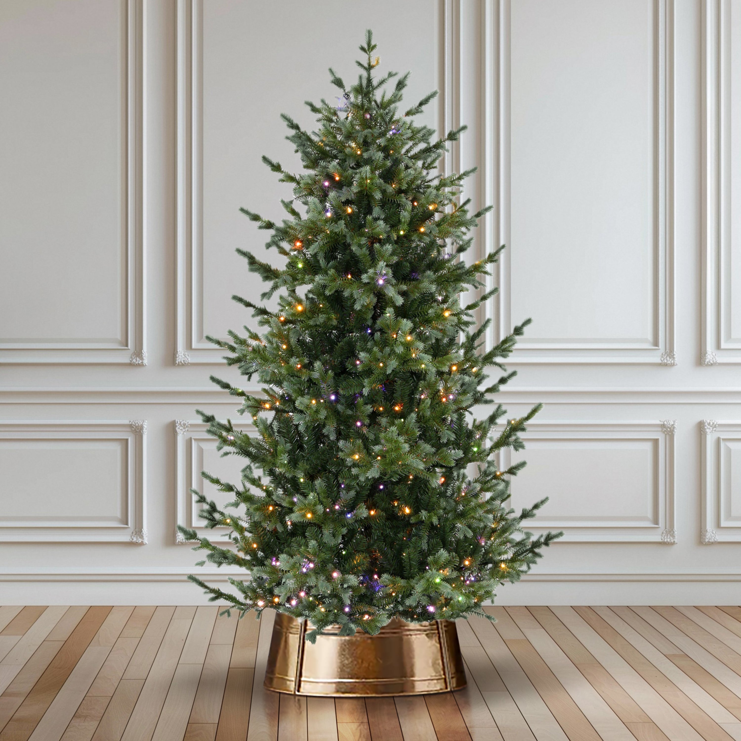 6.5 ft. Memory Wire Pre-Lit Artificial Christmas Tree
