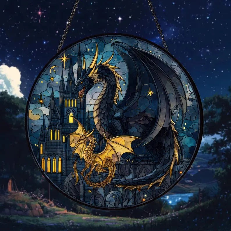 Magic Dragon Suncatcher Acrylic Decoration