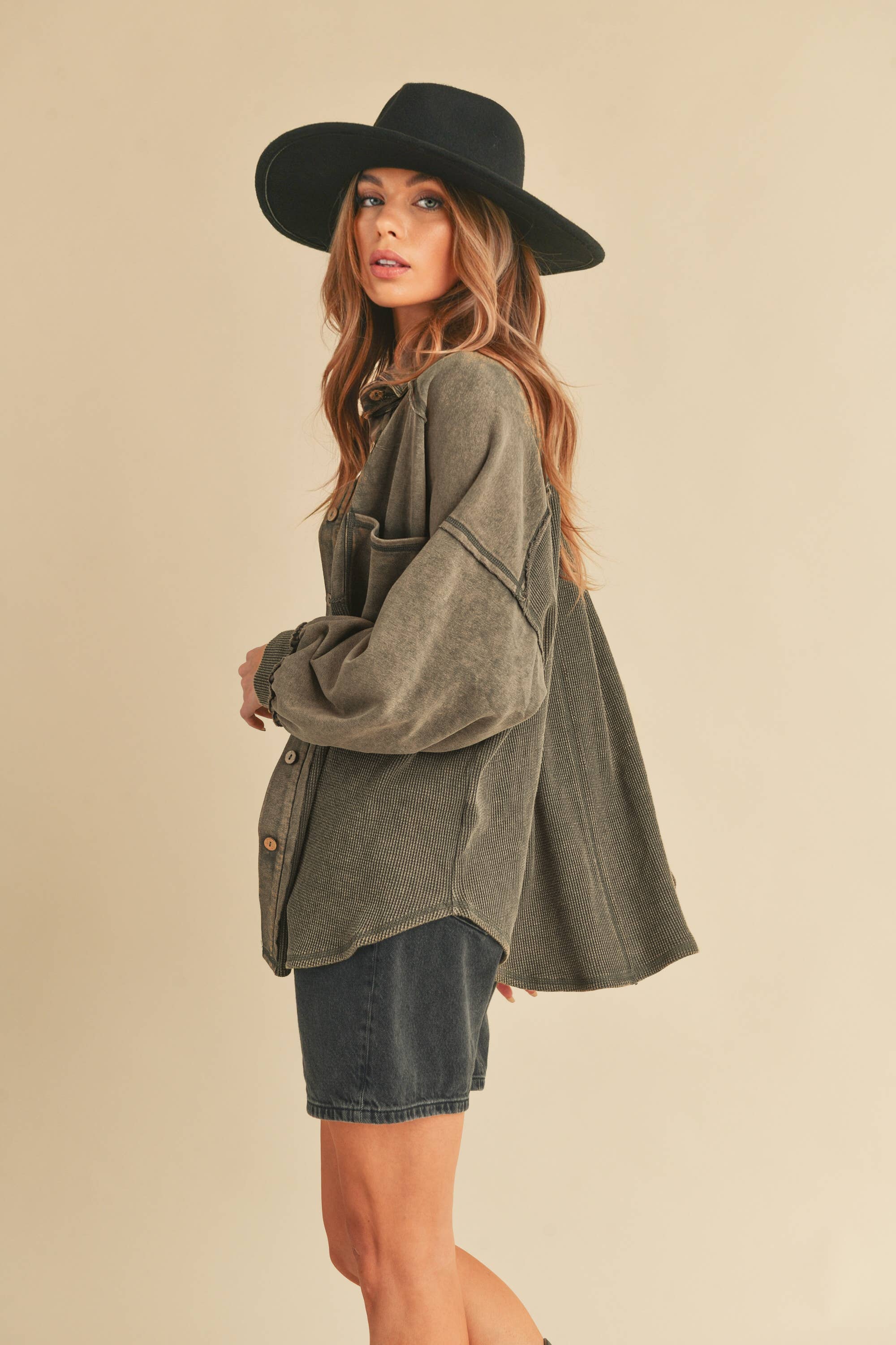 Vanilla Charcoal Judie Jacket