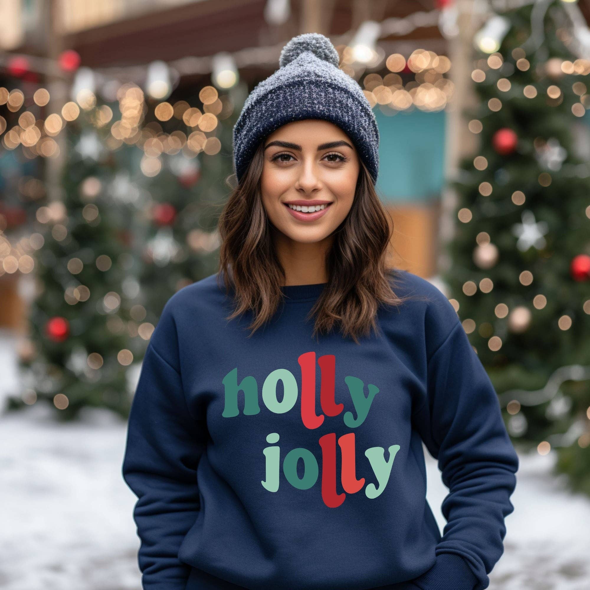 Holly Jolly Colorful Sweatshirt