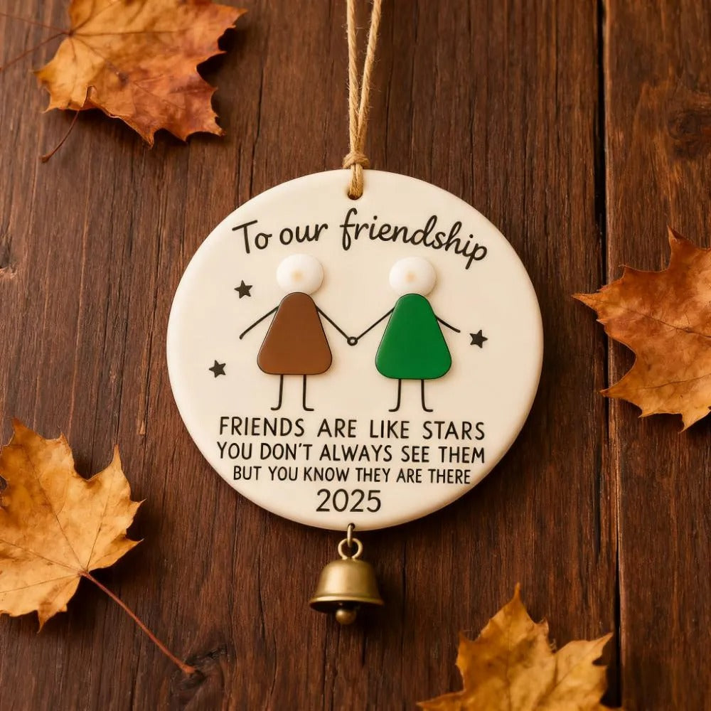 To Our Friendship Ornament with Charming Bell