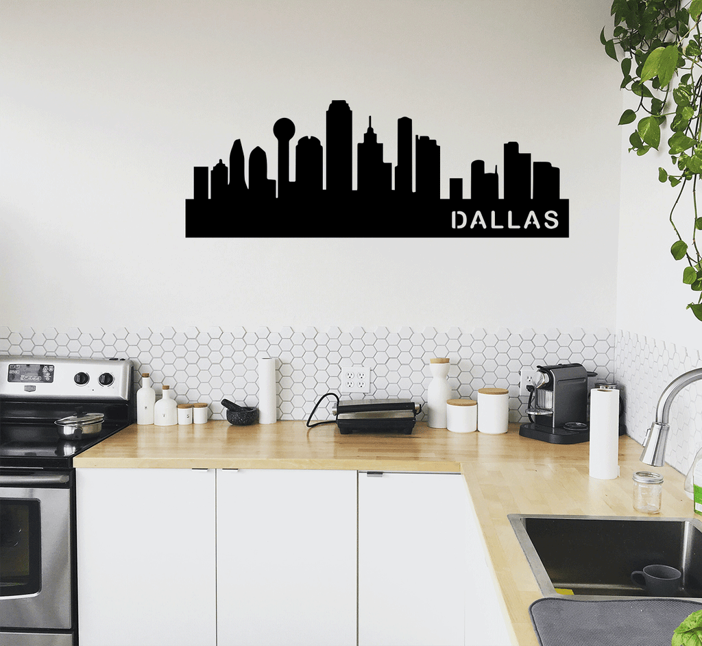 Dallas Skyline - Metal Wall Art
