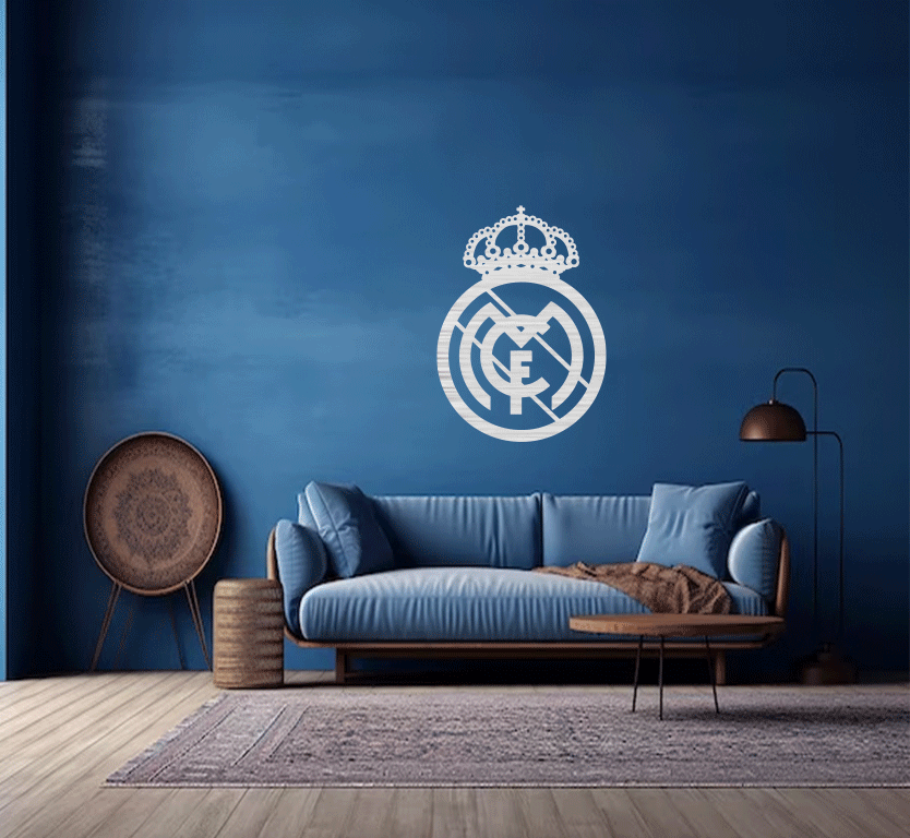 Real Madrid CF Metal Wall Art