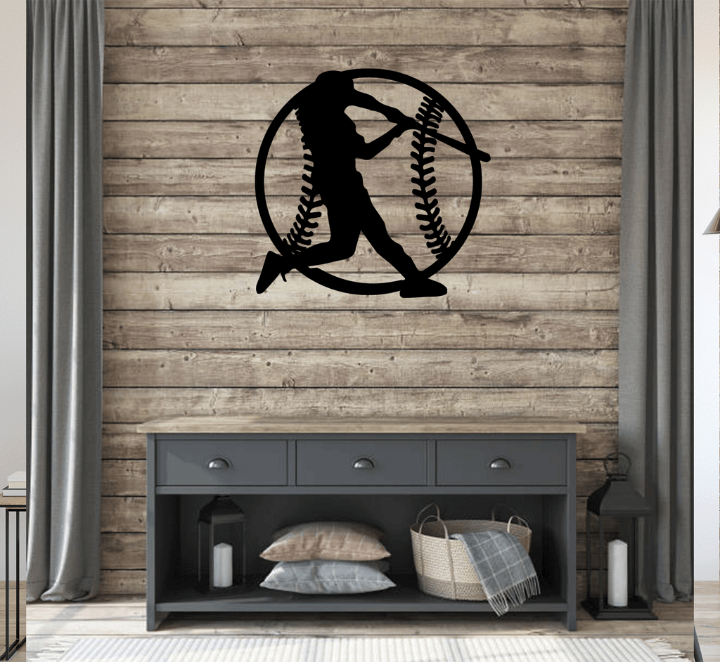 Baseball - Metal Wall Art