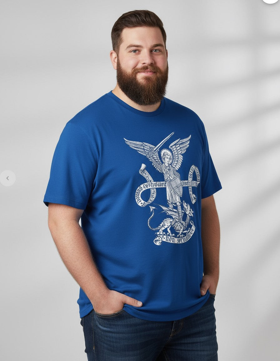 Saint St Michael Catholic Archangel Angel Defender Classic T-Shirt