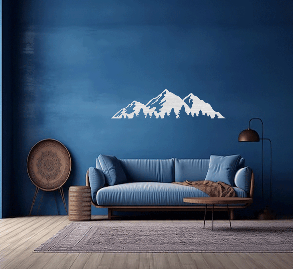 Timberline Mountains - Metal Wall Art