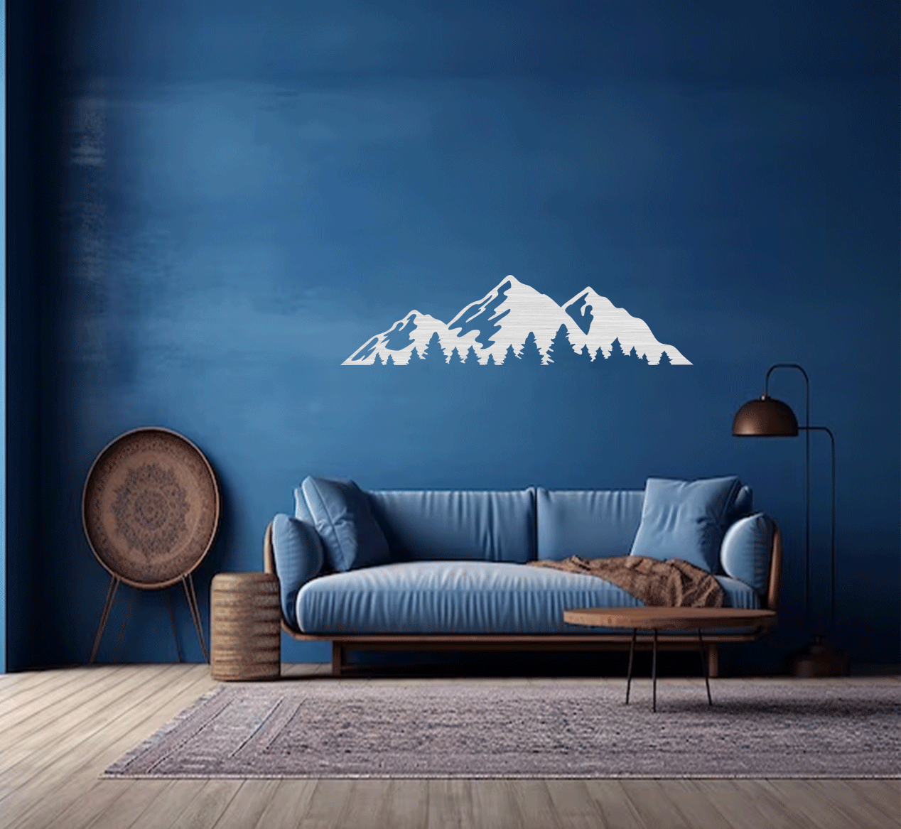 Timberline Mountains - Metal Wall Art