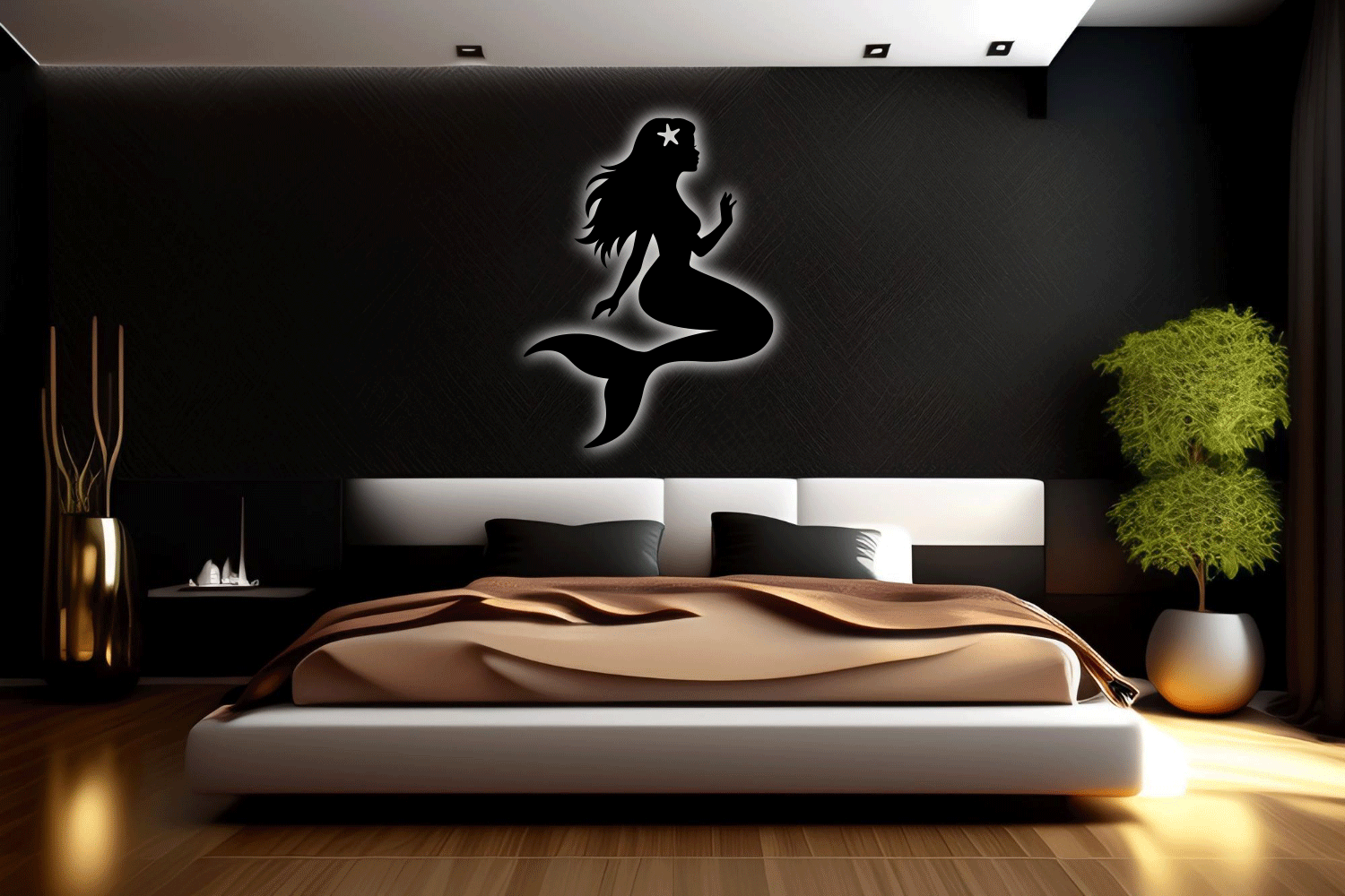 Mermaid- Metal Wall Art