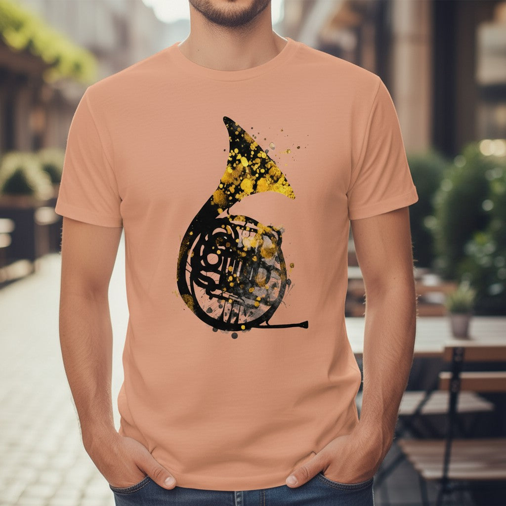 French Horn Music Art Music Classic T-Shirt