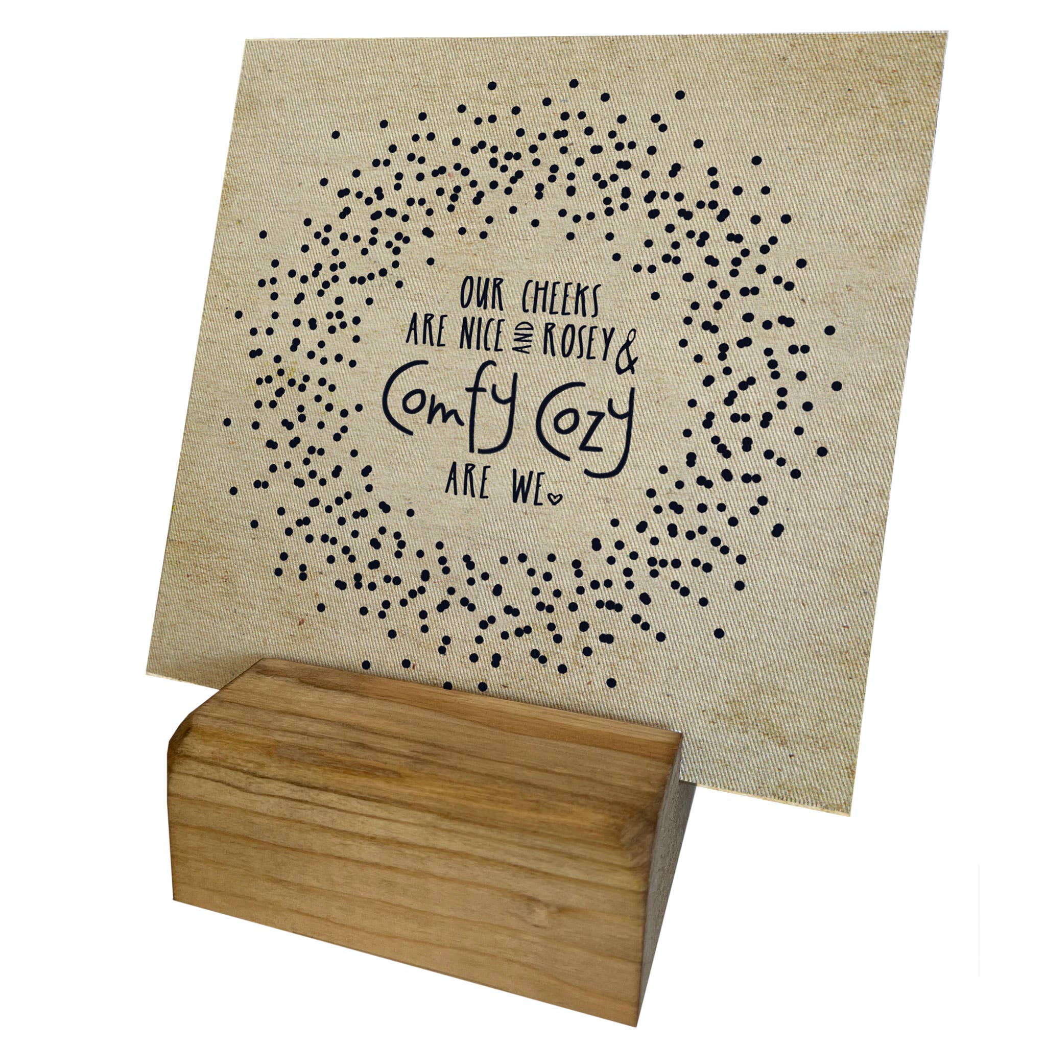 Comfy Cozy Are We Mini Canvas