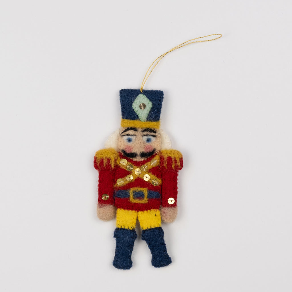 Felt Nutcracker Ornament