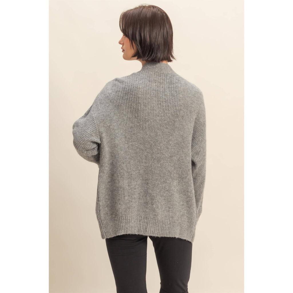 Gray Kristen Sweater Cardigan