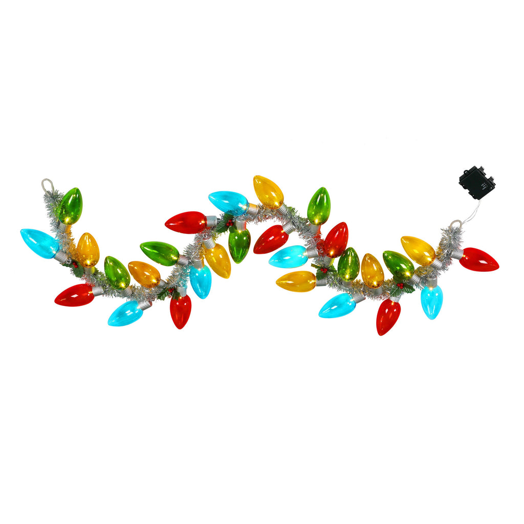 70 in. Retro C9 Bulb Garland - Multi-color