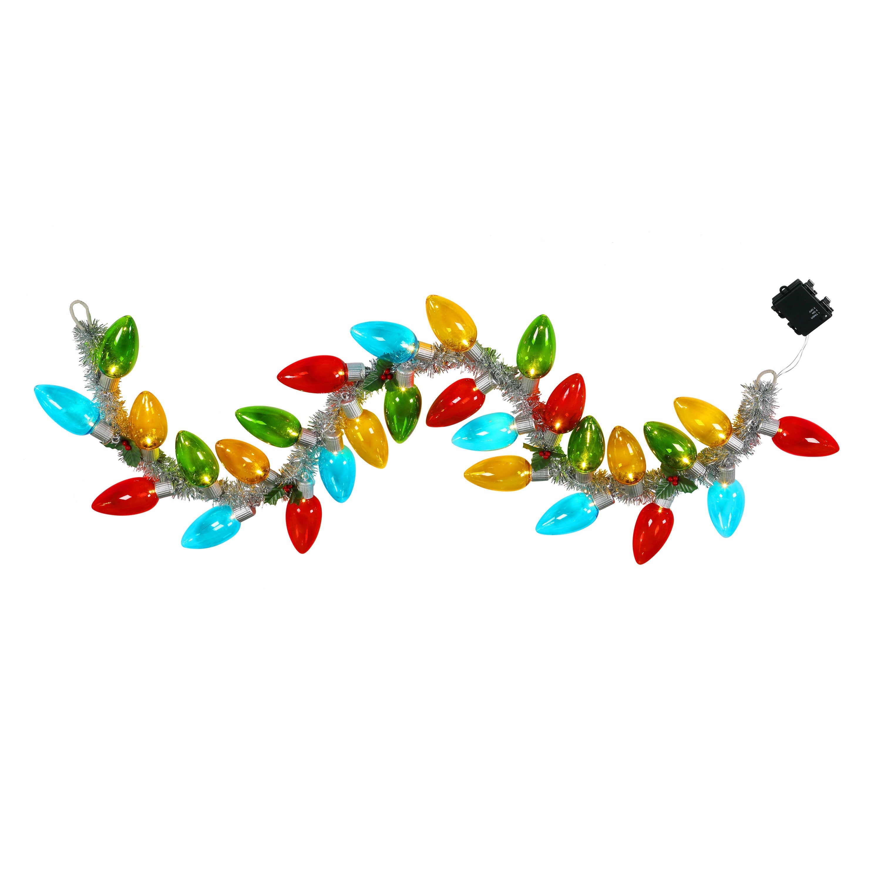 70 in. Retro C9 Bulb Garland - Multi-color