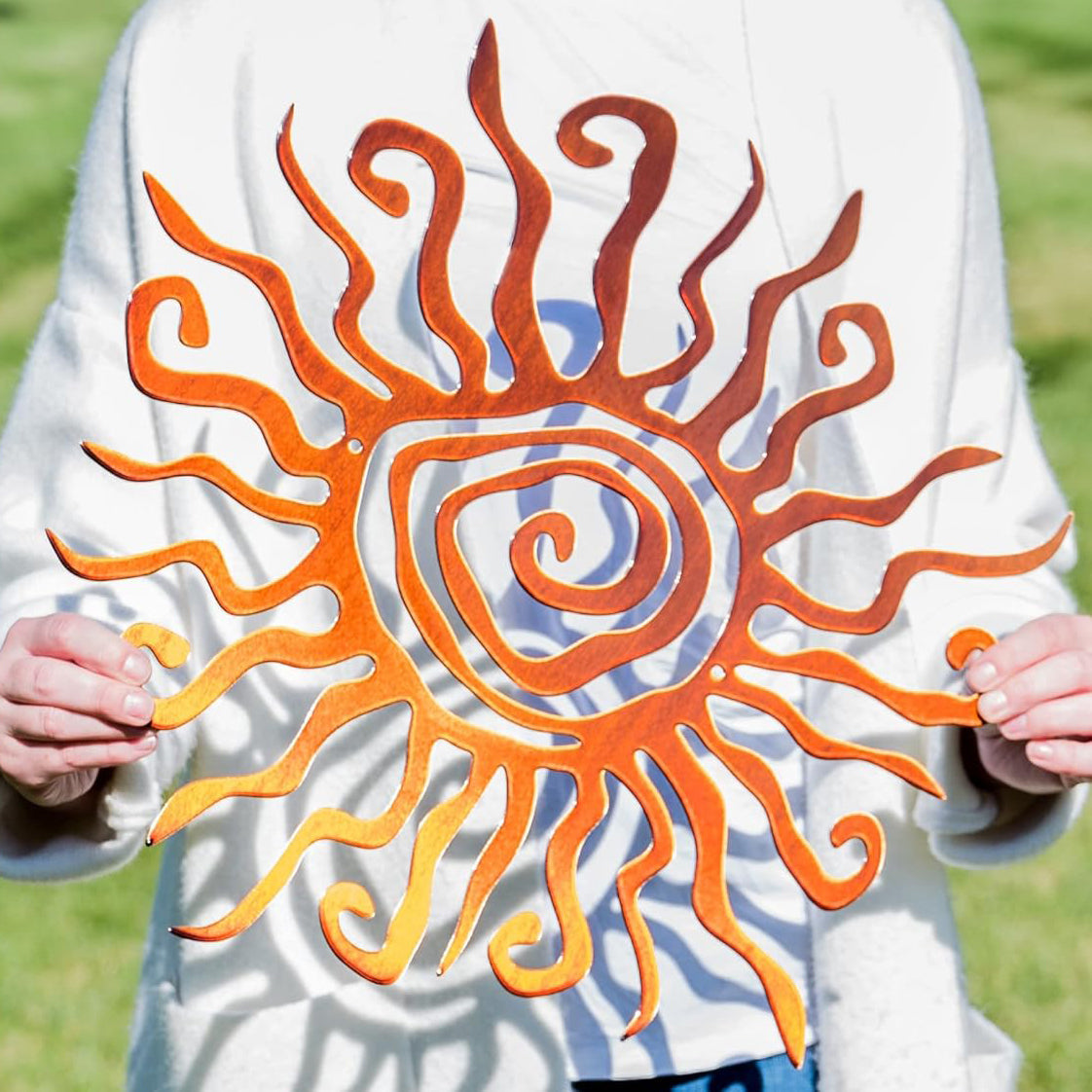 Wacky Sun Metal Wall Art