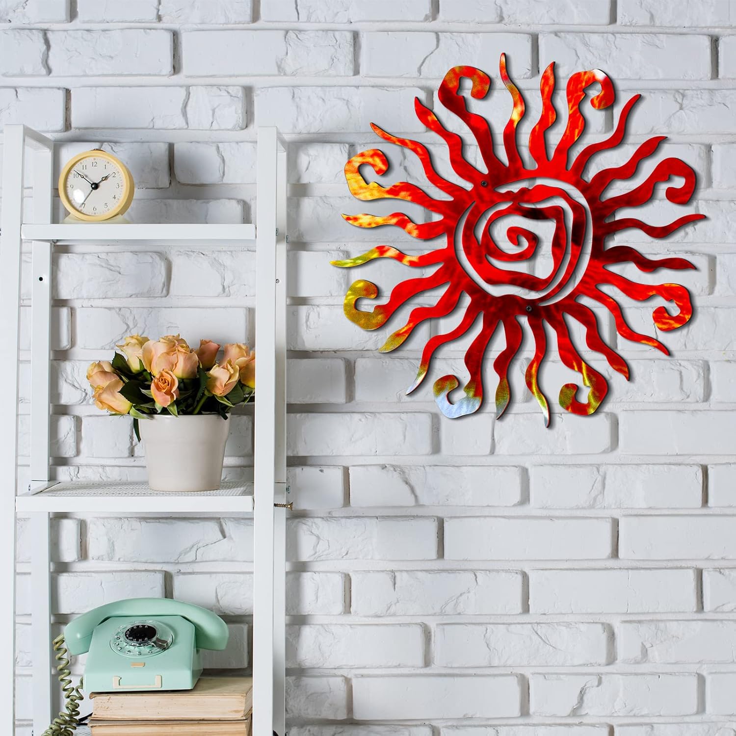Wacky Sun Metal Wall Art