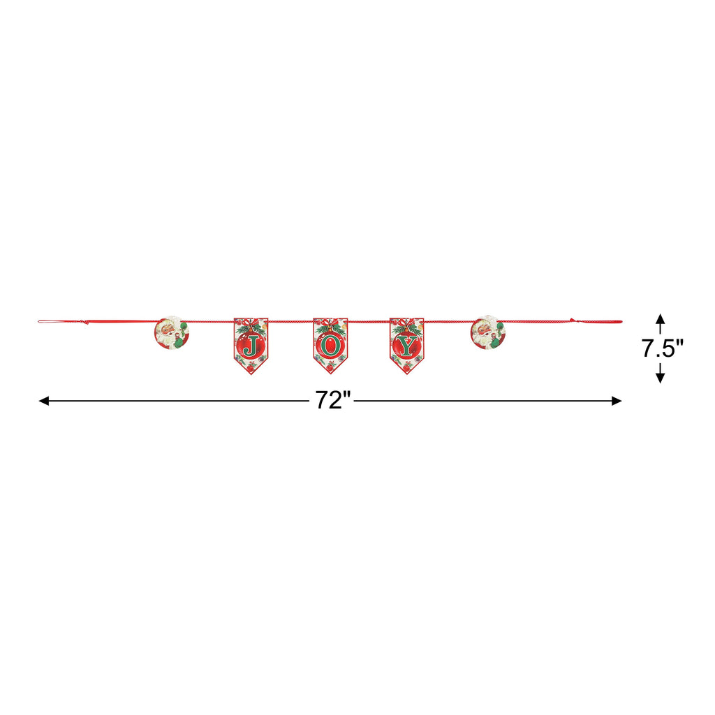 72 in. Vintage Banner - Joy