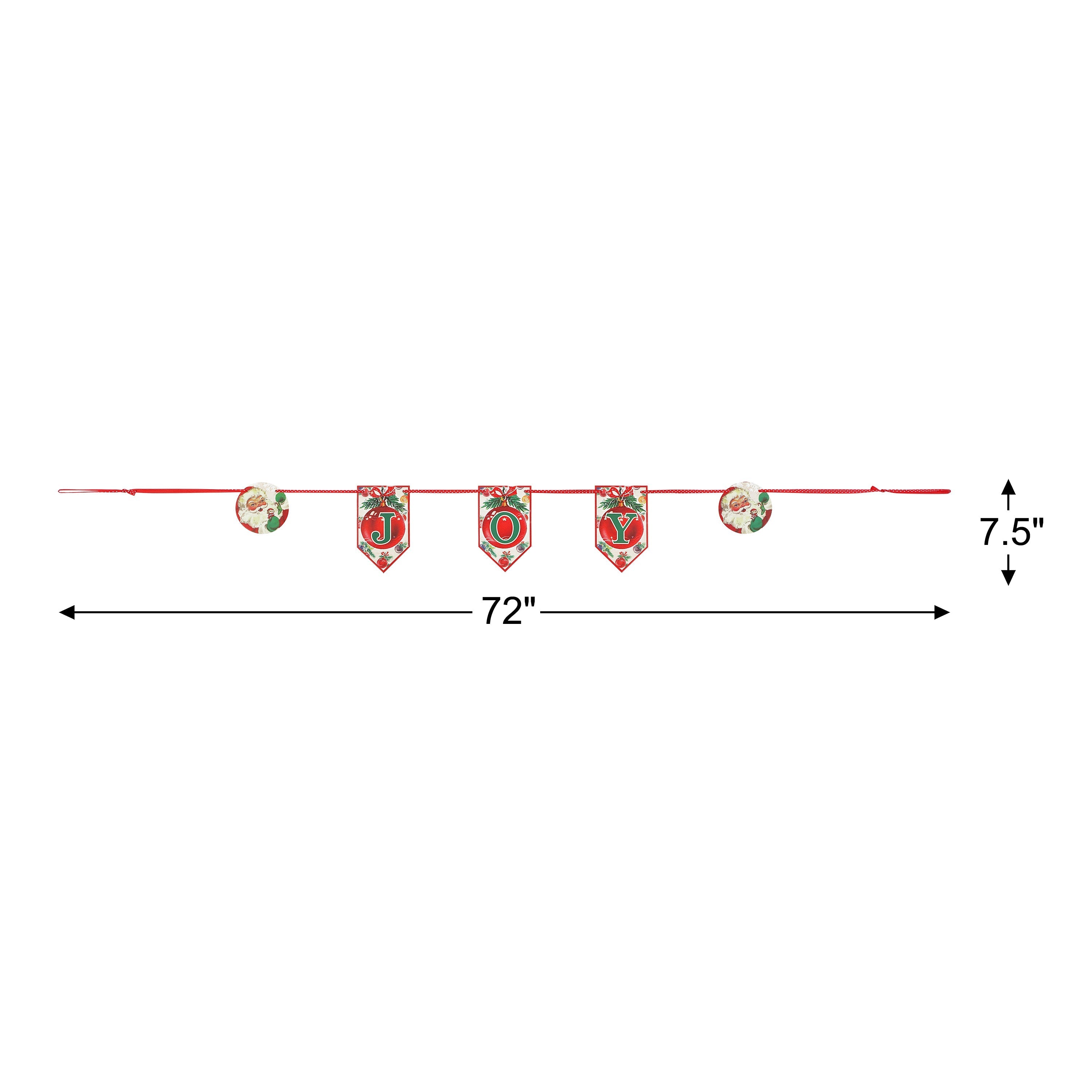 72 in. Vintage Banner - Joy
