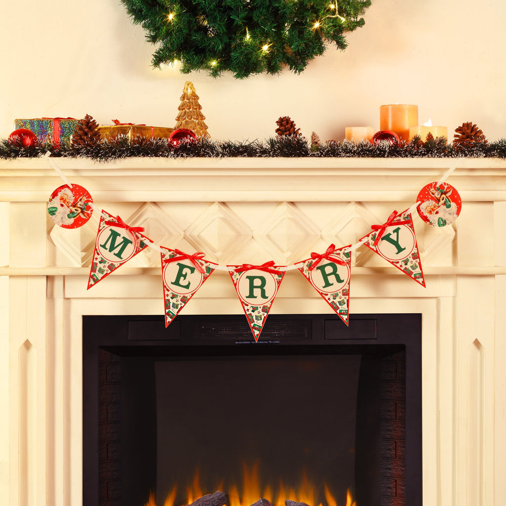 72 in. Vintage Banner - Merry