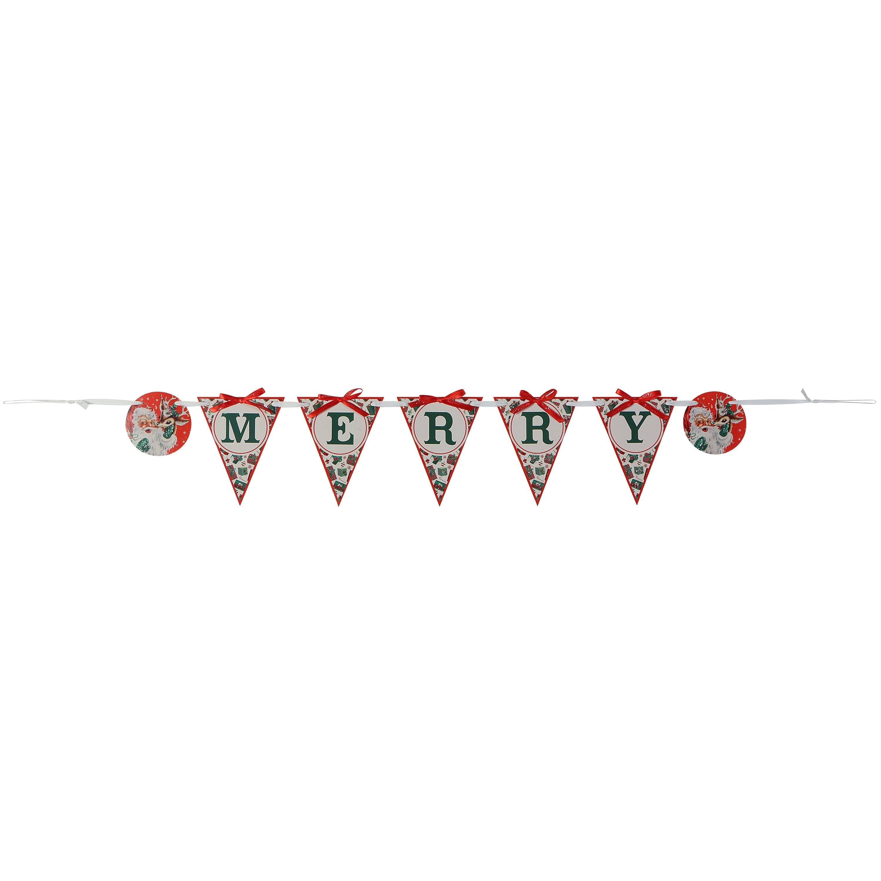 72 in. Vintage Banner - Merry