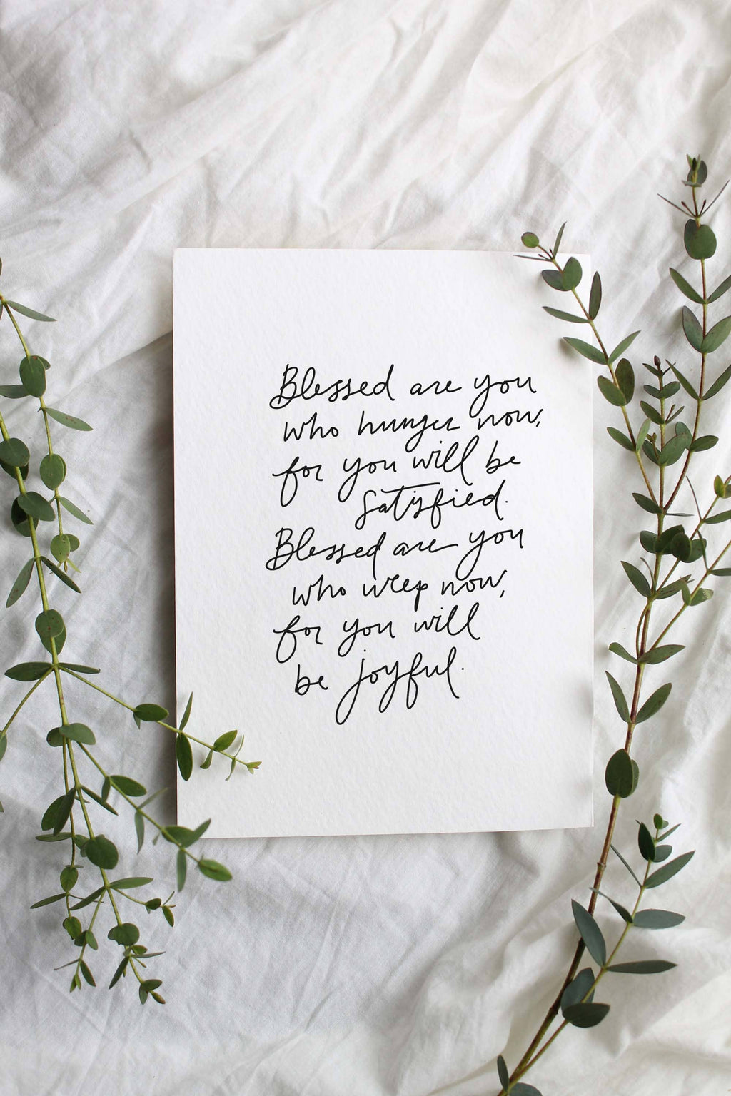 Blessed Are You Sympathy Card