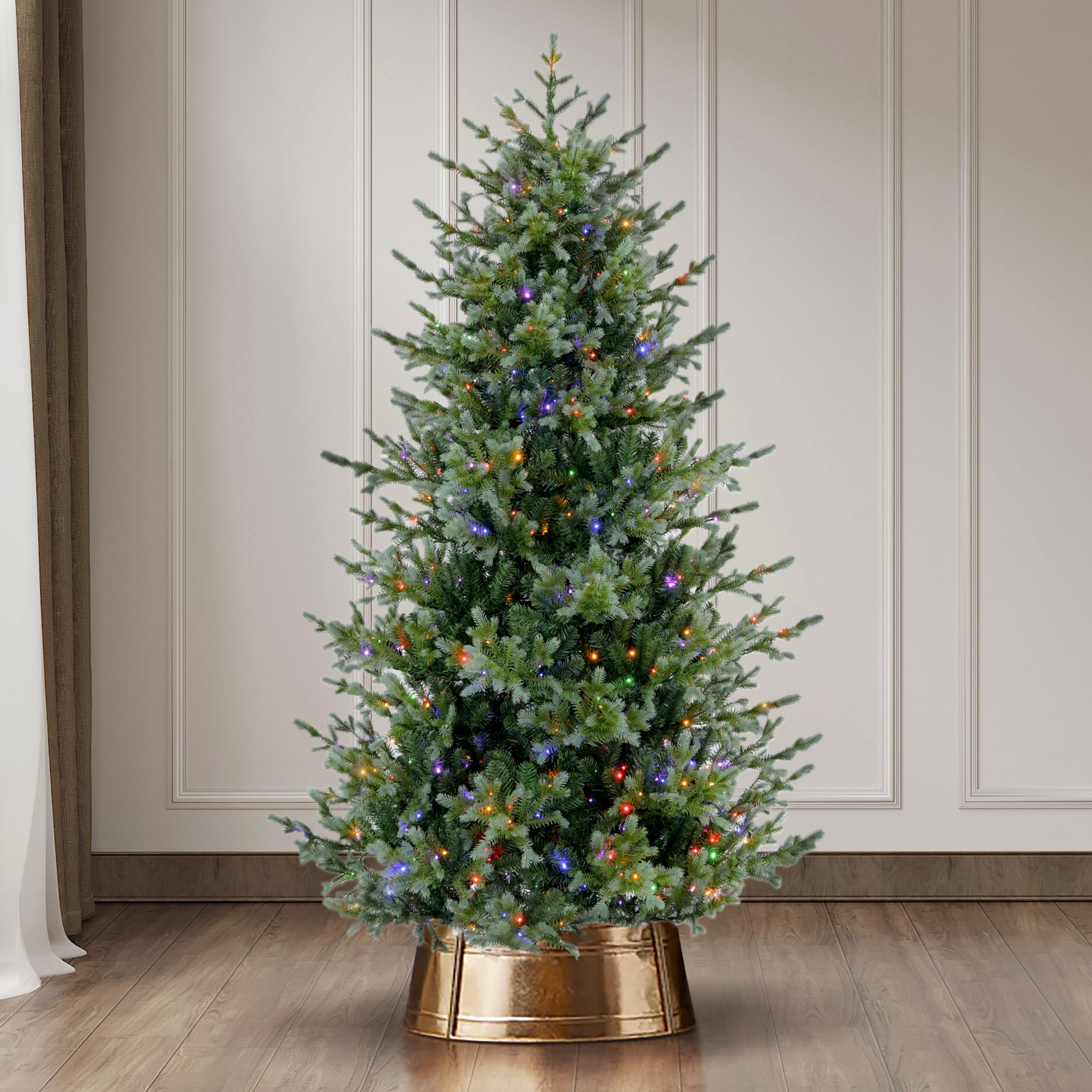 7.5 ft. Memory Wire Pre-Lit Artificial Christmas Tree