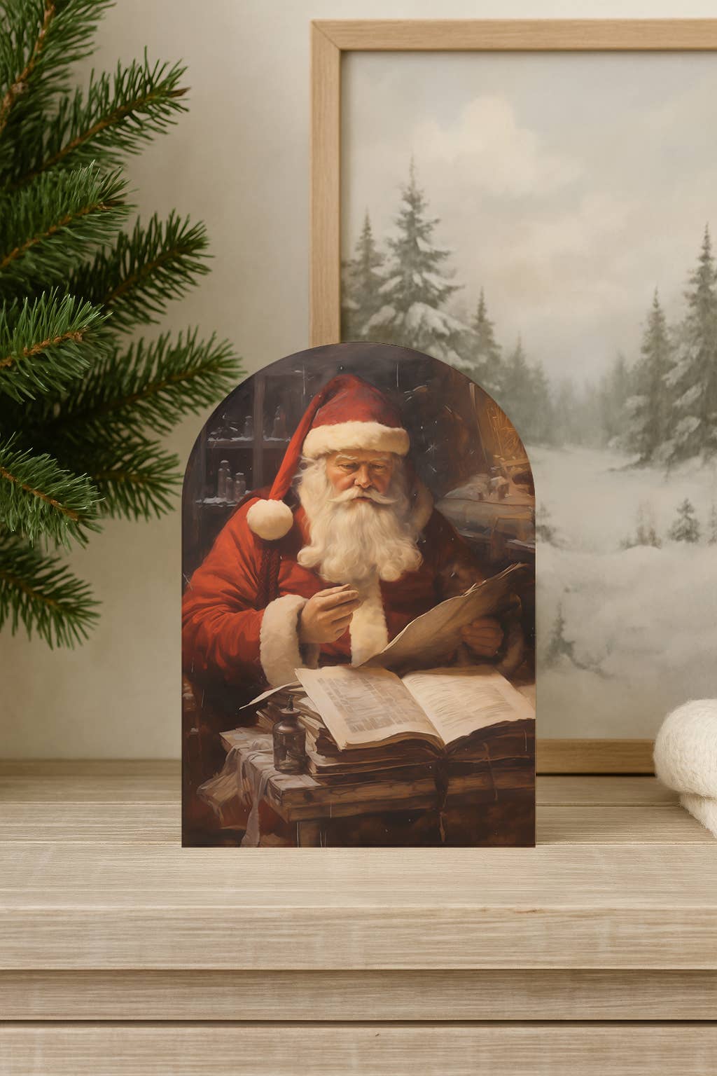 Santa Reading Arch