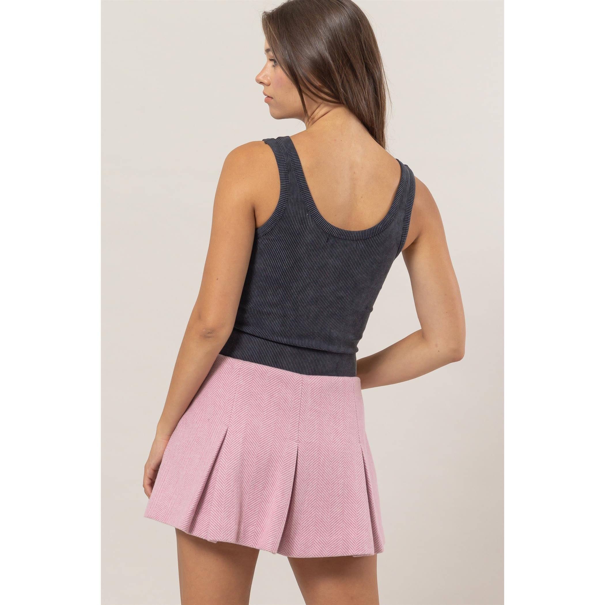 Washed Seamless Tank Top