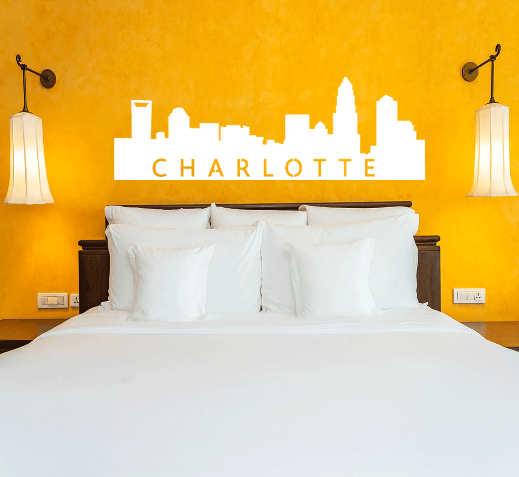 Charlotte Skyline - Metal Wall Art