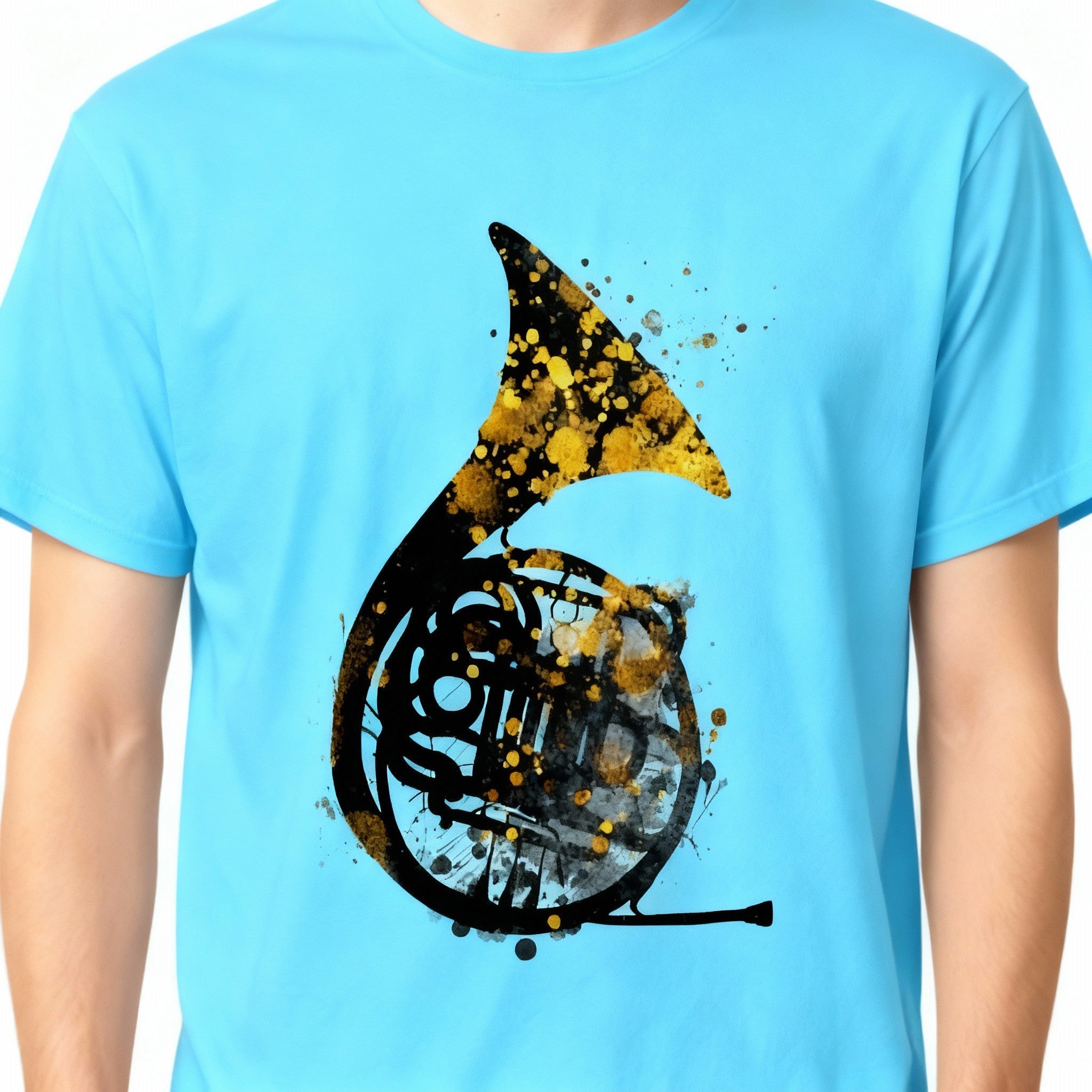 French Horn Music Art Music Classic T-Shirt