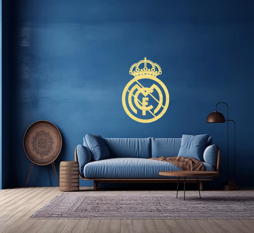 Real Madrid CF Metal Wall Art