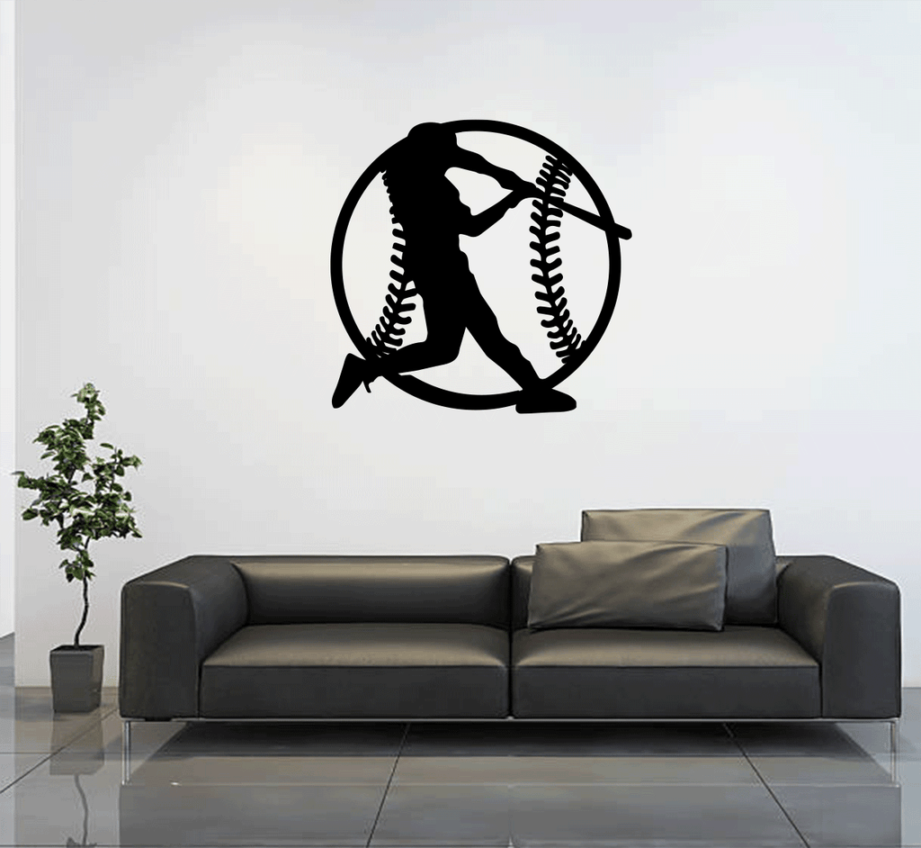 Baseball - Metal Wall Art