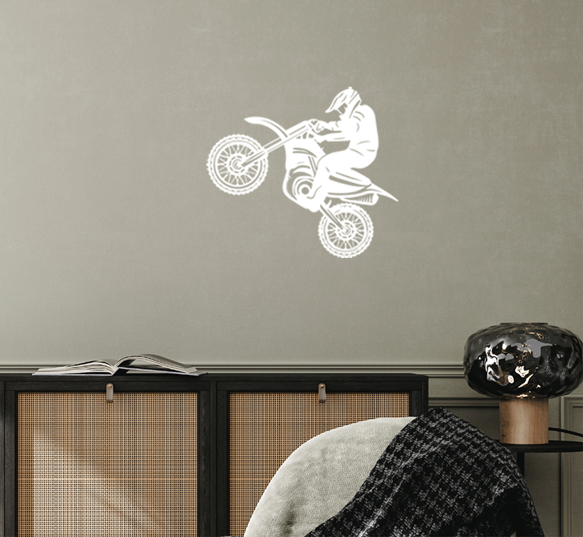 Dirt Biker - Metal Wall Art