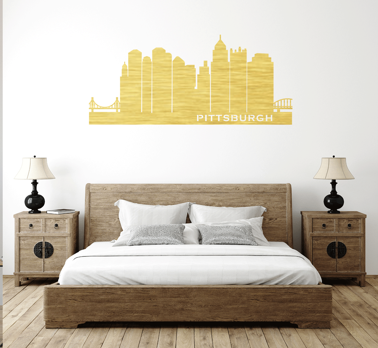 Pittsburgh Skyline - Metal Wall Art