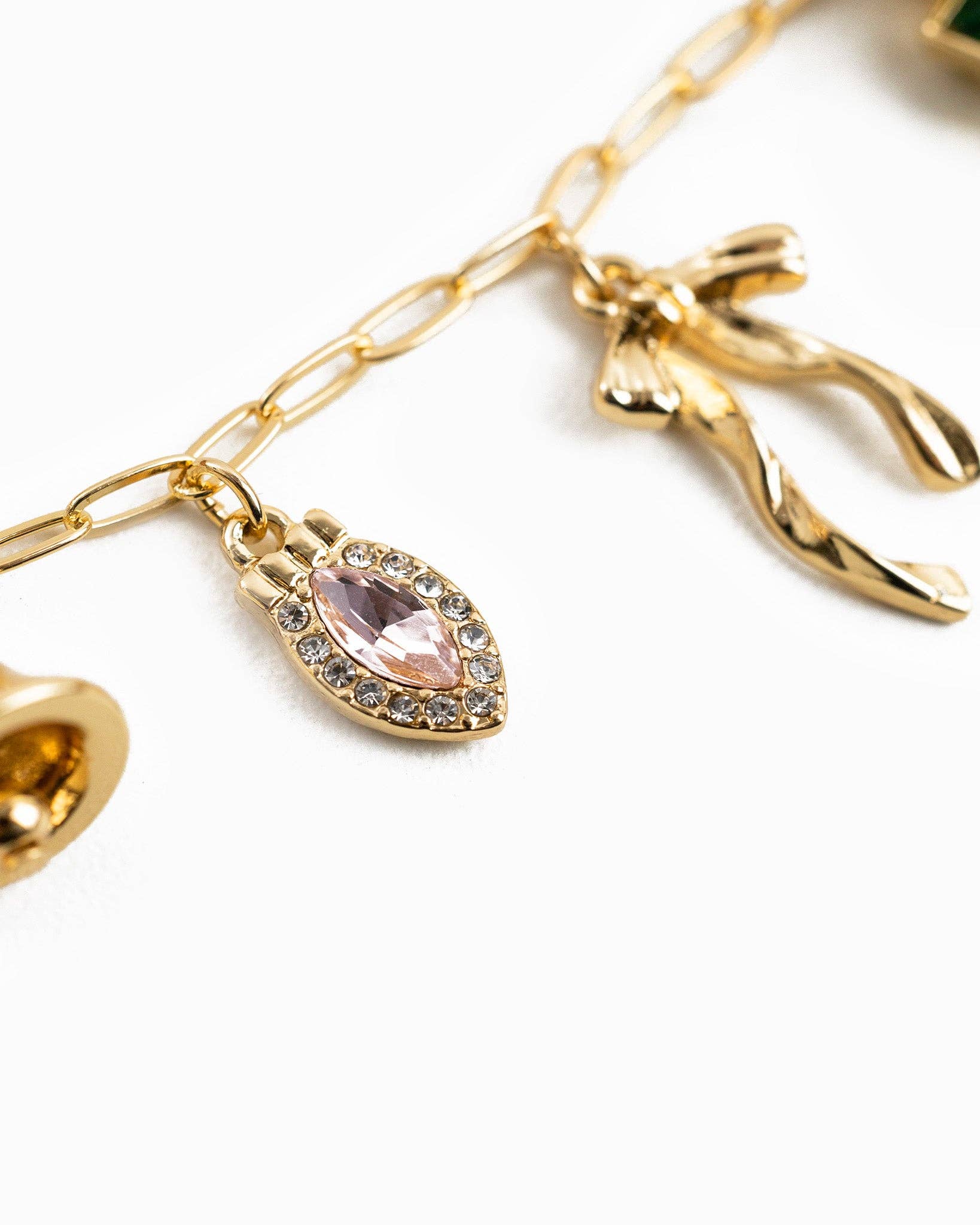 Sparkly Christmas Charm Necklace