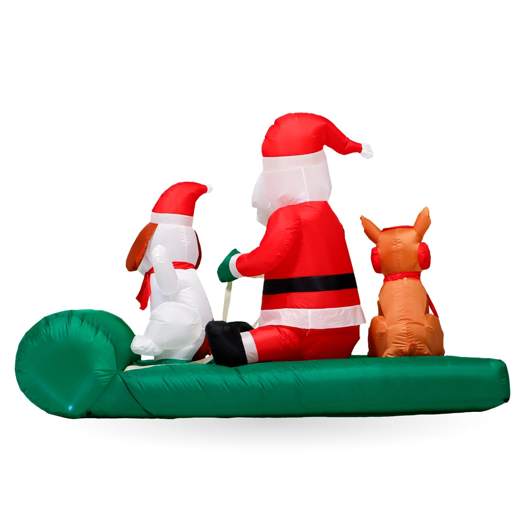 8 ft. Outdoor Lit Inflatable - Santa's Dog Sled
