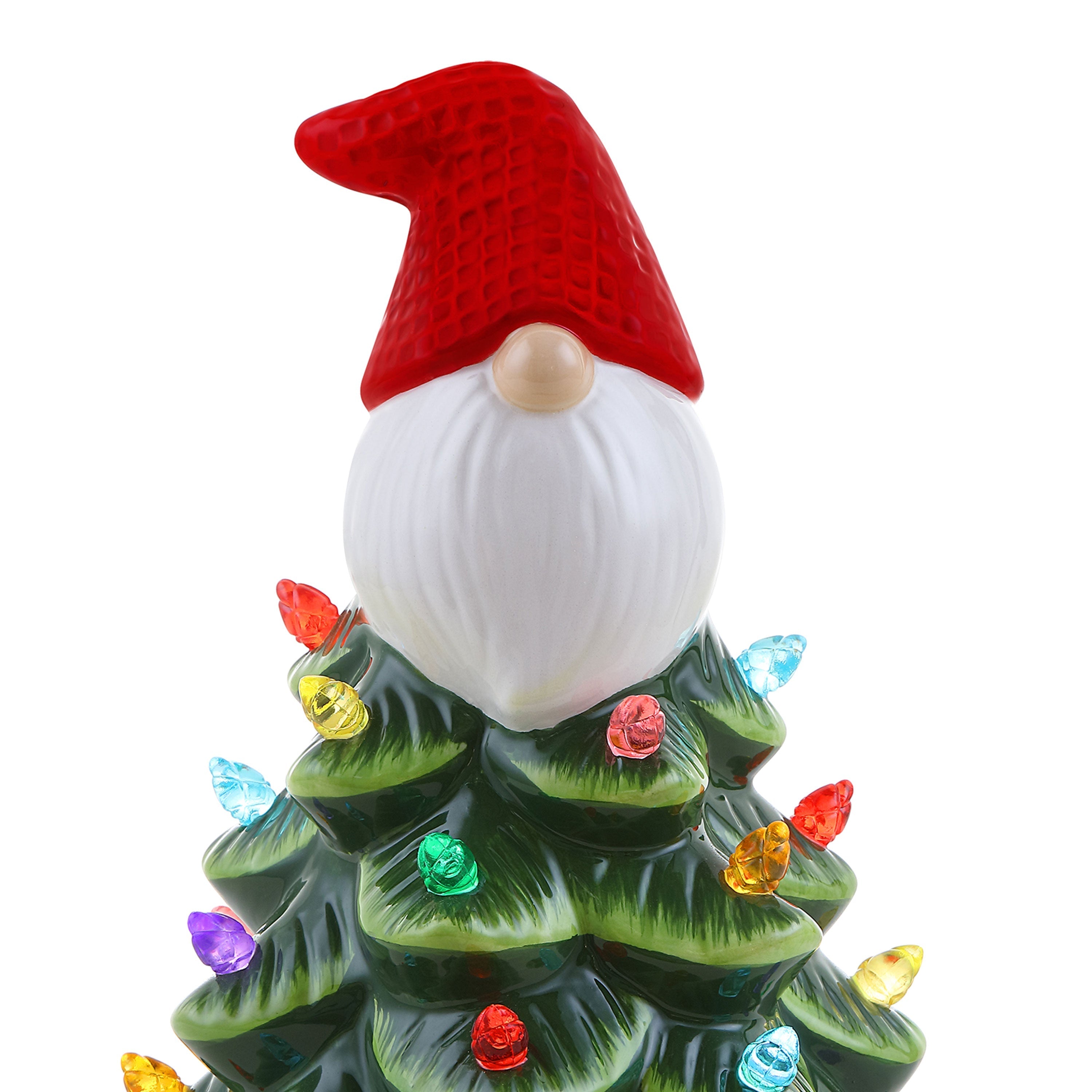 8 in. Nostalgic Ceramic Gnome Tree