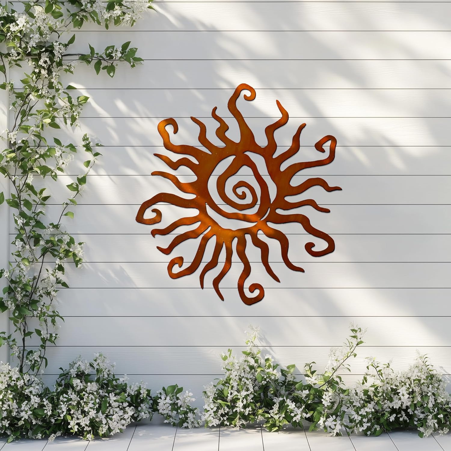 Wacky Sun Metal Wall Art