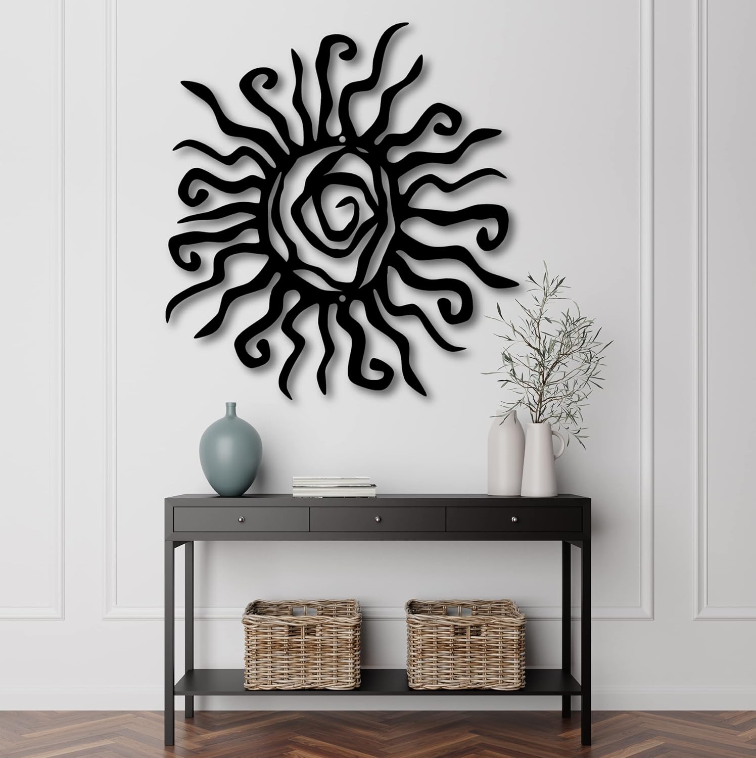 Wacky Sun Metal Wall Art