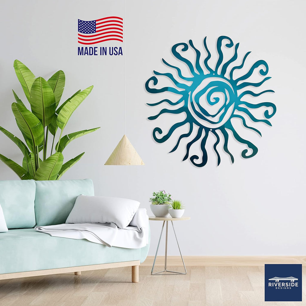 Wacky Sun Metal Wall Art