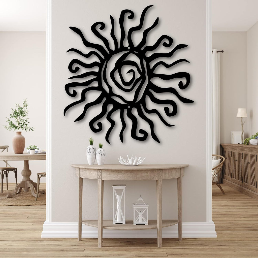 Wacky Sun Metal Wall Art