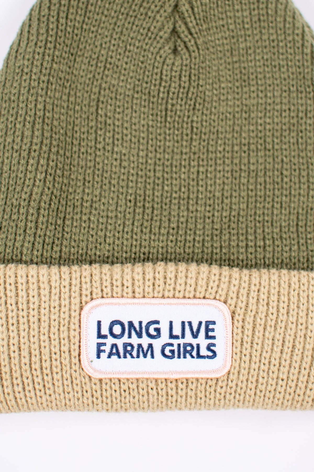 Western 'Long Live Farm Girls' Beanie