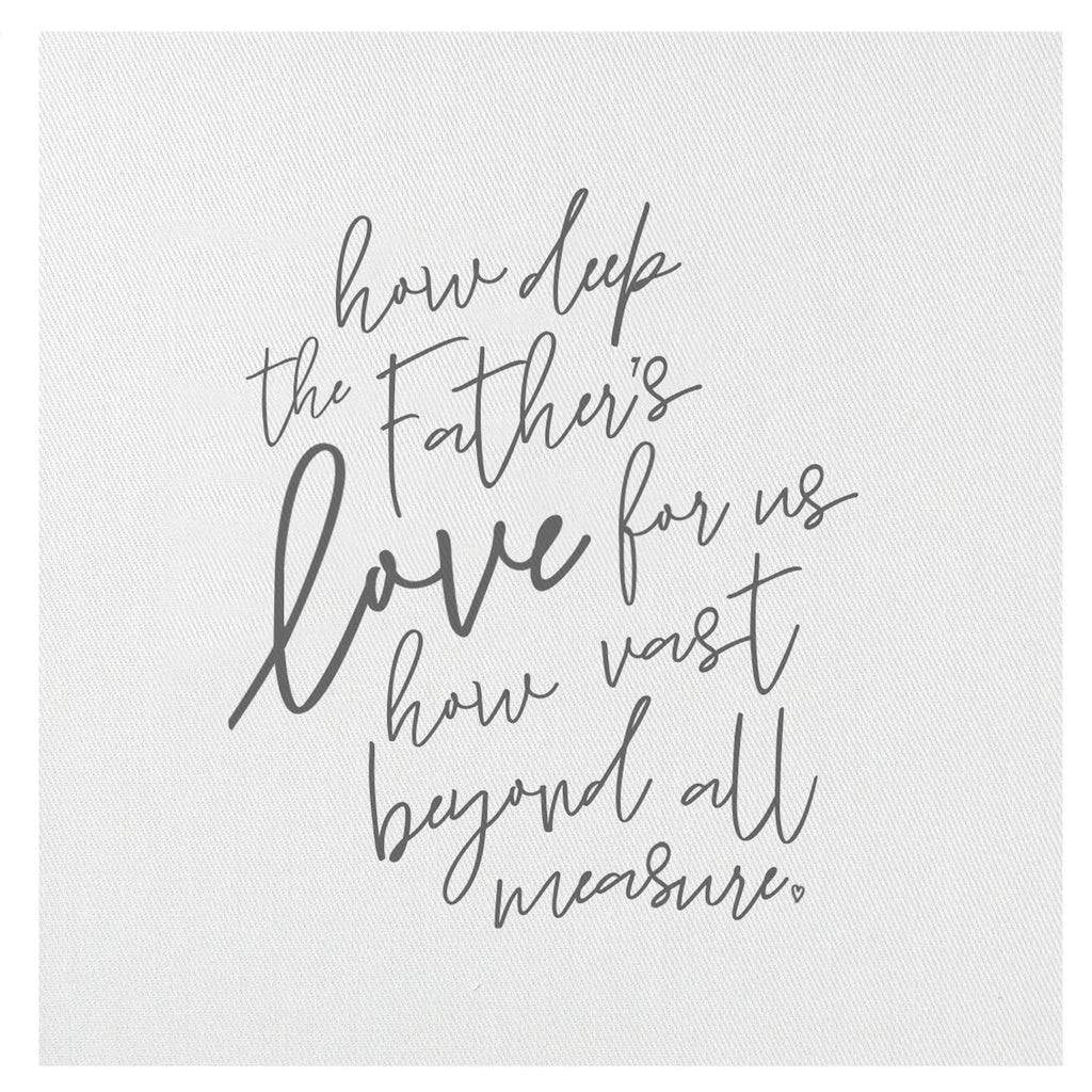 How Deep the Father's Love For Us Mini Canvas