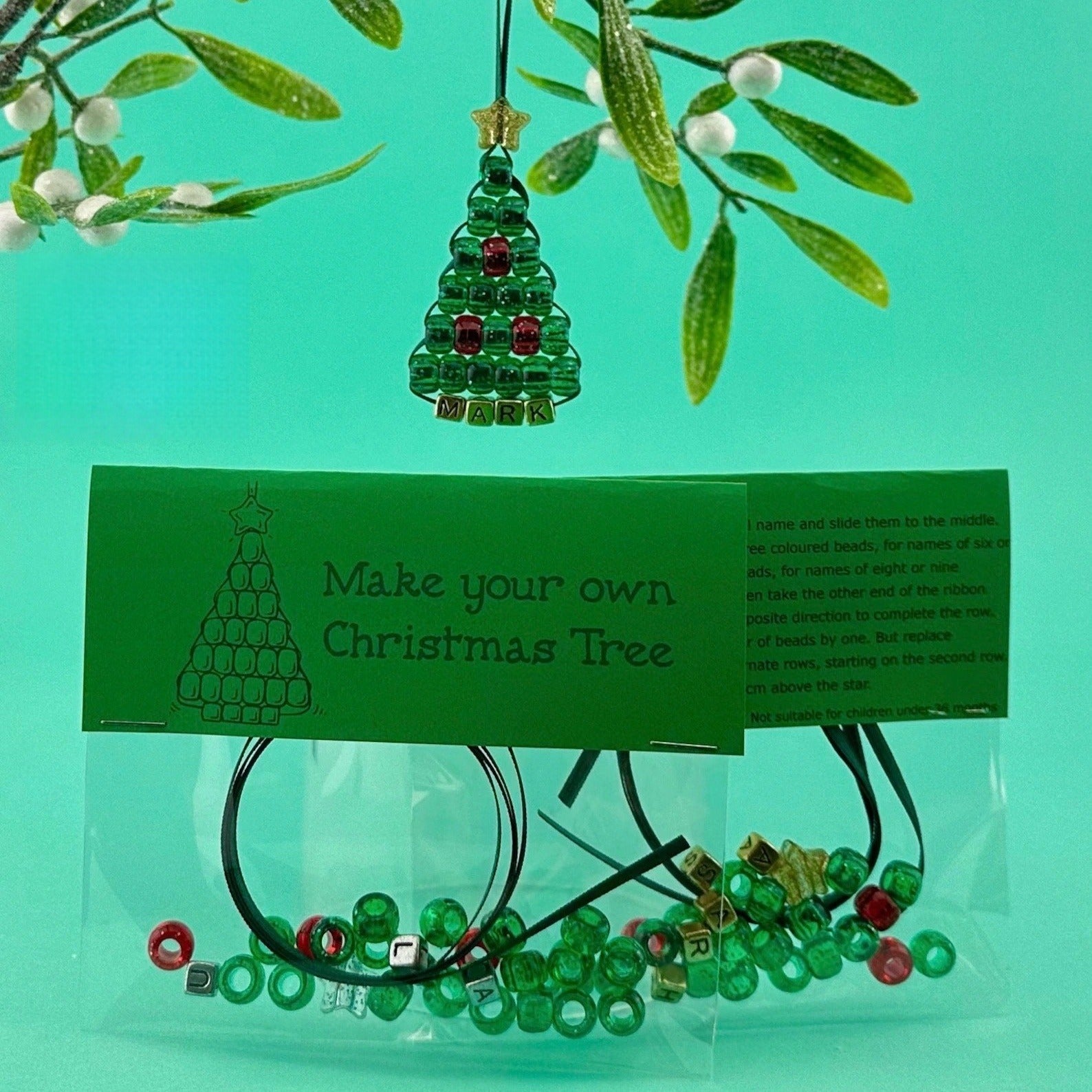 Make Your Own Beaded Santa Claus Kit