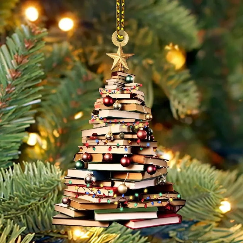 Christmas Book Tree Ornament